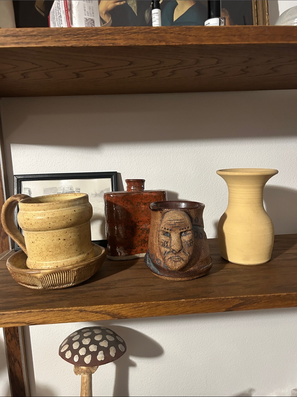 Pottery Face mug